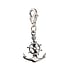 Charm Argent 925 Ancre corde navire