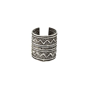 Ohrclip Silber 925 Tribal_Zeichnung Tribal_Muster Streifen Rillen Linien