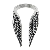 Ear clip out of Stainless Steel. Width:16mm.  Wings