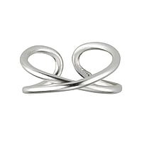 Clip per orecchio in Argento 925. Larghezza:5mm. Flessibile ed adattabile.