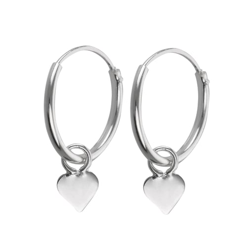 Boucles D'oreilles Pour Fillette En Argent