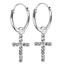 Pendientes de plata Plata 925 Cristal Cruz