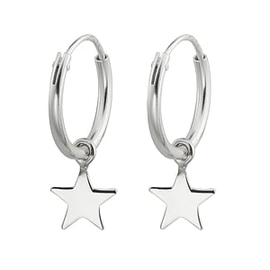 Silver earrings Silver 925 Star