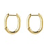 Fashion dangle earrings Surgical Steel 316L PVD-coating (gold color)