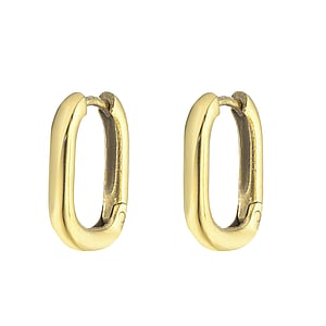 Fashion dangle earrings PVD-coating (gold color)