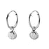 Silver earrings Silver 925 Shell