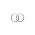 Silver hoop earrings Silver 925