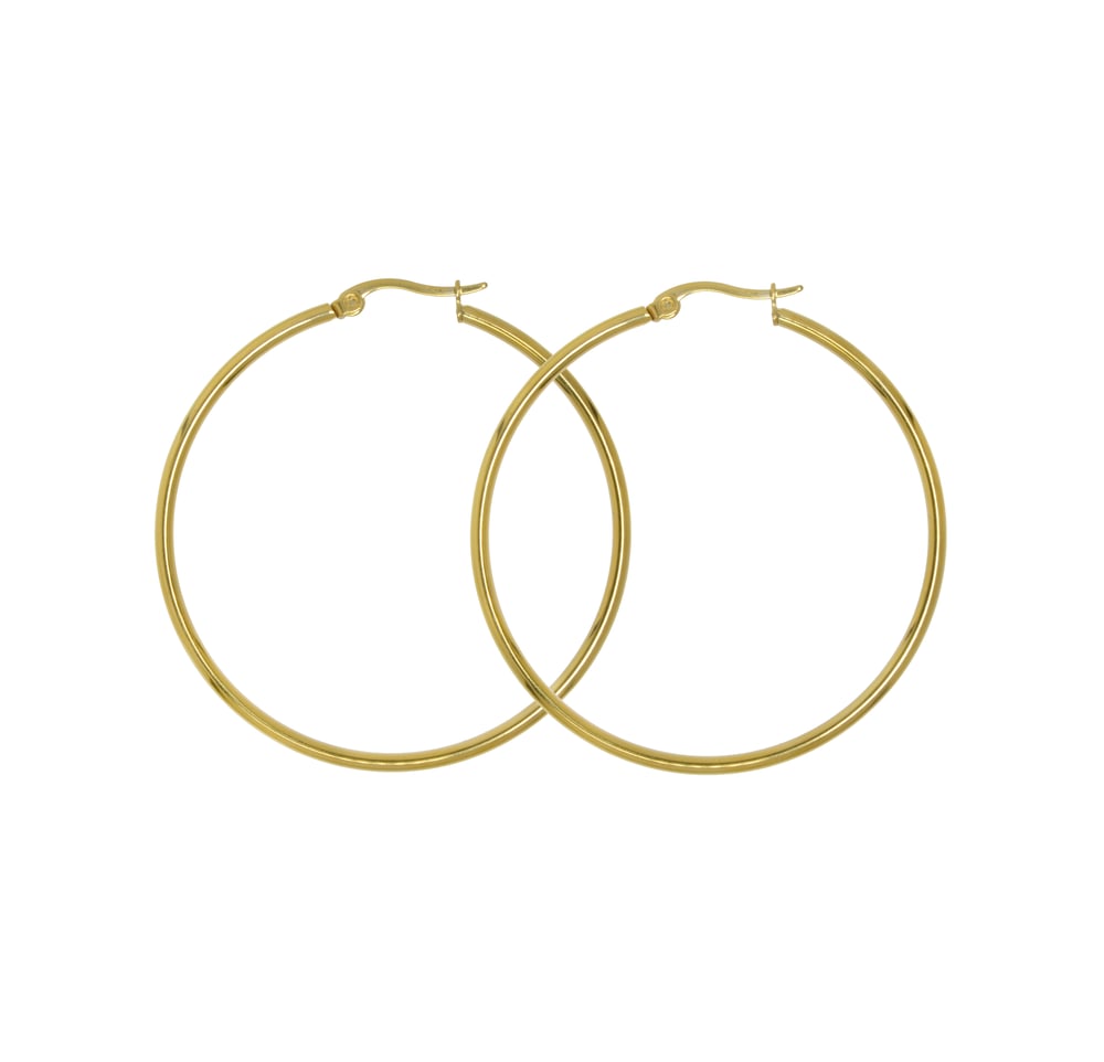 Orecchini A Croce In Acciaio Chirurgico 316L – Argento, Oro, Nero, Oro Rosa, Con Catena E Sfera