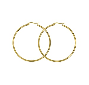 Hoops Surgical Steel 316L Gold-plated