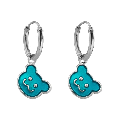 Orecchini A Forma Di Orso In Argento Sterling 925 - Piccoli E Delicati, 6x8 Mm, In Confezione Regalo - 5