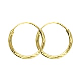 Hoops Gold-plated Silver 925