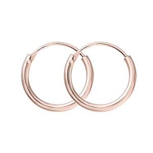 Rose gold-plated silver earrings Gold-plated Silver 925