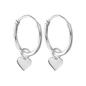 Silver earrings Silver 925 Heart Love
