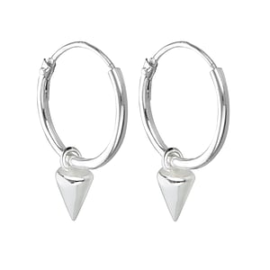 Silver earrings Silver 925 Triangle
