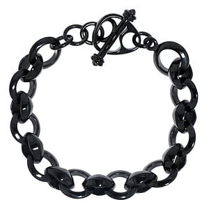 Armband Staal PVD laag (zwart)