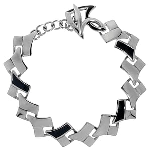 Bracciale Acciaio inox Rivestimento PVD (nero)