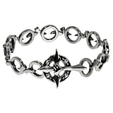 Bracelet Stainless Steel Crystal Heart Love Cross