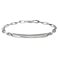 Stainless steel bracelet Width:5,5mm. Length:21cm. Shiny.