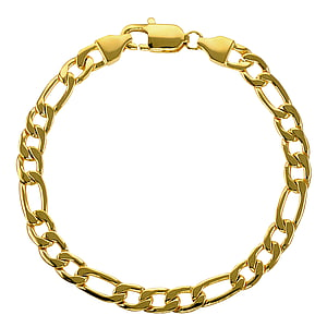 Stainless steel bracelet Stainless Steel PVD-coating (gold color)