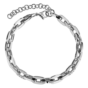 Bracelet Stainless Steel zirconia