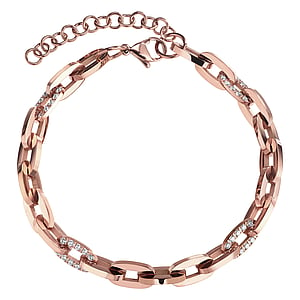 Bracelet Stainless Steel zirconia PVD-coating (gold color)