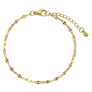 Pulsera Acero fino Revestimiento PVD (color oro)