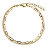 Bracelet Stainless Steel PVD-coating (gold color)