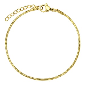 Bracelet Stainless Steel PVD-coating (gold color)
