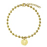 Pulsera Acero fino Revestimiento PVD (color oro) Corona