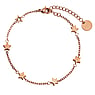 Pulsera Acero fino Revestimiento PVD (color oro) Estrella