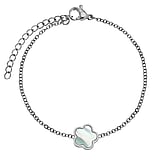 Bracelet Acier inoxydable Coquillage Fleur