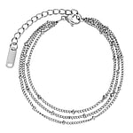 Bracelet en Acier inoxydable. Longueur:15,5-19cm. Largeur:5mm. Longueur ajustable. brillant.