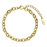 Pulsera Acero fino Revestimiento PVD (color oro)