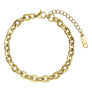 Pulsera Acero fino Revestimiento PVD (color oro)