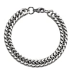 Bracciale in acciaio inossidabile Larghezza:7,5mm. brillante.