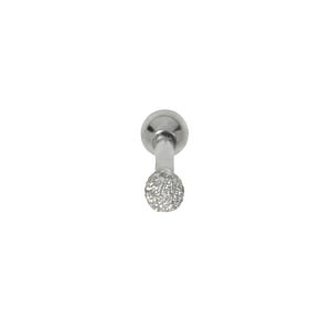 Piercing orecchio Metallo chirurgico 316L Argento 925