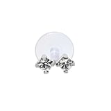 Ear piercing Silver 925 Crystal Bioplast