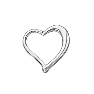 oorpiercing Chirurgisch staal 316L hart liefde Heartilage