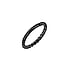 Piercing orecchio Metallo chirurgico 316L Rivestimento PVD (nero) Spirale