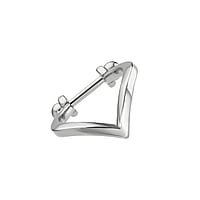 Piercing d'oreille en Acier chirurgical 316L. Diamtre:12mm. Longueur de la tige:6mm.