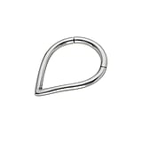 Piercing orecchio Metallo chirurgico 316L Goccia Forma_di _goccia