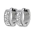 Hoop earrings with crystals Surgical Steel 316L Premium crystal