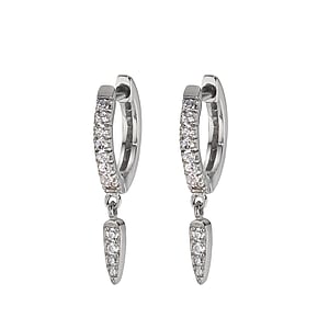 Fashion dangle earrings Surgical Steel 316L Crystal Drop drop-shape waterdrop