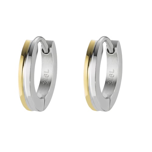 Orecchini A Croce In Acciaio Chirurgico 316L – Argento, Oro, Nero, Oro Rosa, Con Catena E Sfera