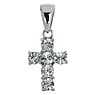 Stainless steel pendant Stainless Steel Crystal Cross