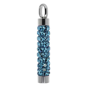 Pendentif en acier Acier inoxydable Cristal premium