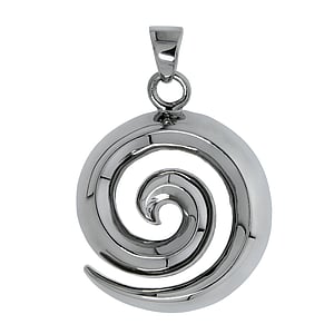 Stainless steel pendant Stainless Steel Spiral