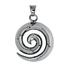 Pendentif en acier Acier inoxydable Spirale