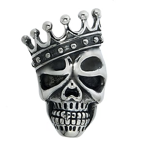 Stainless steel pendant Stainless Steel Skull Skeleton Crown