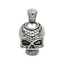 Colgante de acero inoxidable Acero fino Cristal Calavera Crneo Hueso